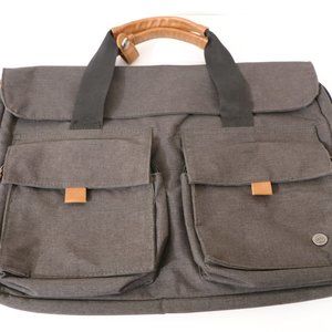 PKG Laptop Carry Case Gray Bag Missing Strap